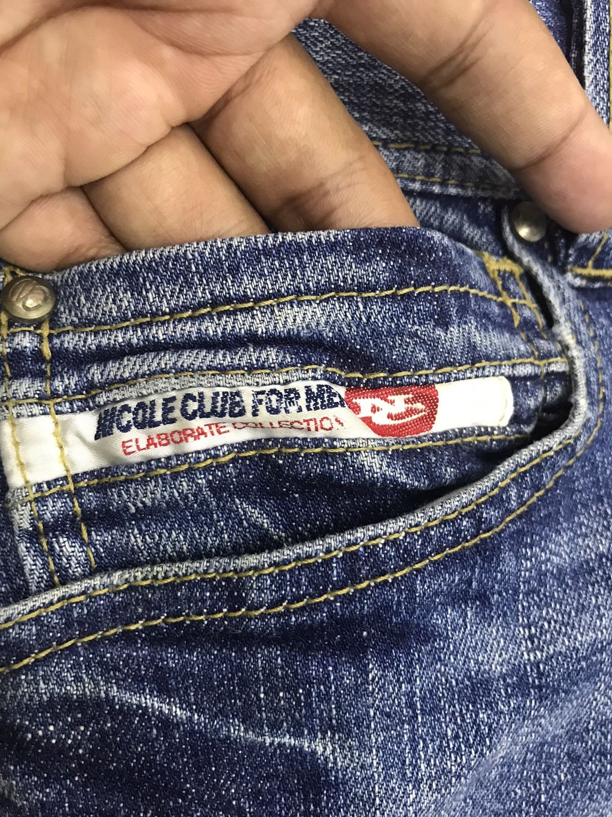 Japanese Brand Vintage Nicole Club For Men Japan Flare Jeans Size US 32 / EU 48 - 6 Thumbnail