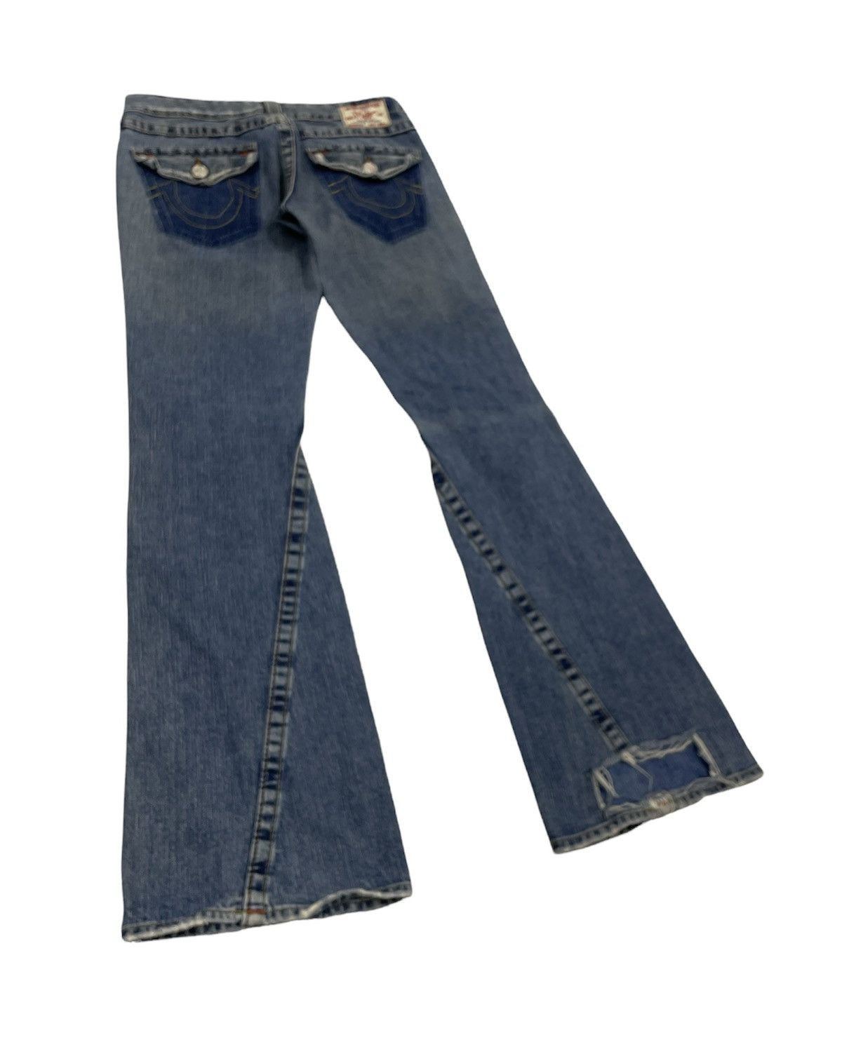 True Religion Vintage True Religion Distressed Flare Jeans Size US 30 / EU 46 - 5 Thumbnail