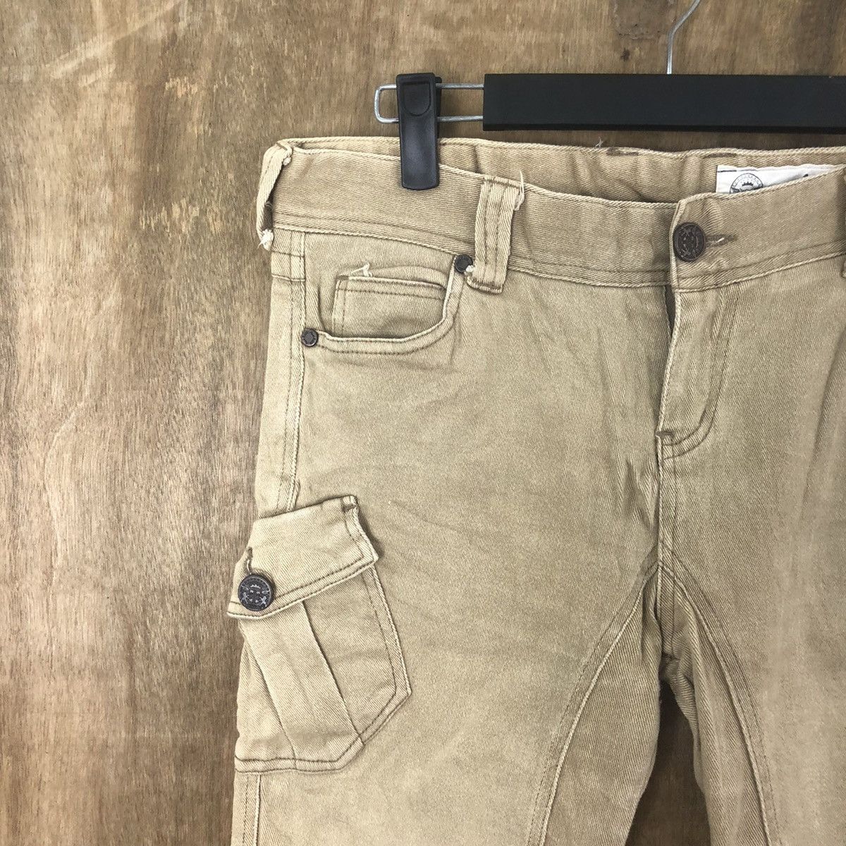 Japanese Brand And Rica Brown multipocket cargo pants #6287 Size US 32 / EU 48 - 4 Thumbnail