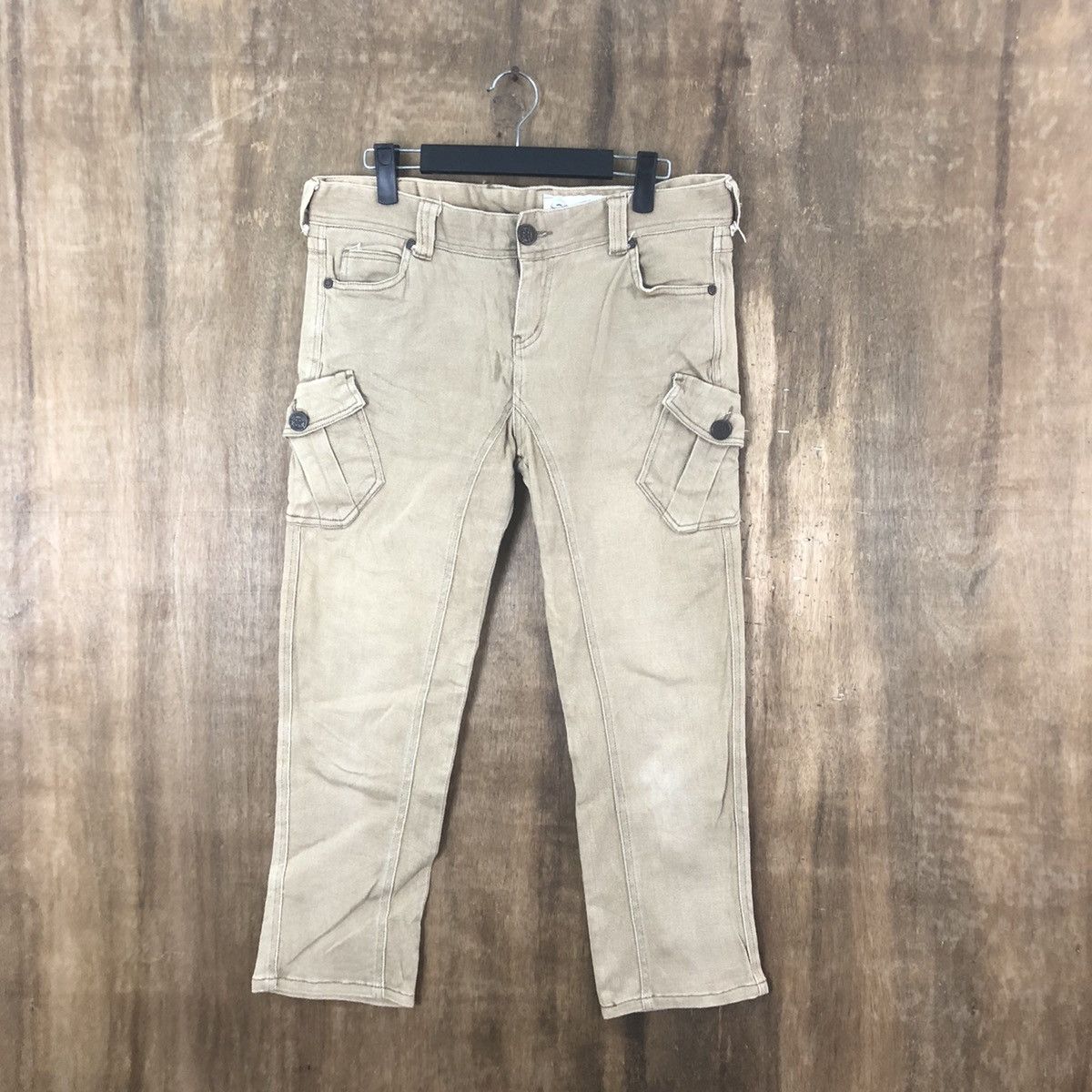 image of And Rica Brown Multipocket Cargo Pants 6287, Men's (Size 32)