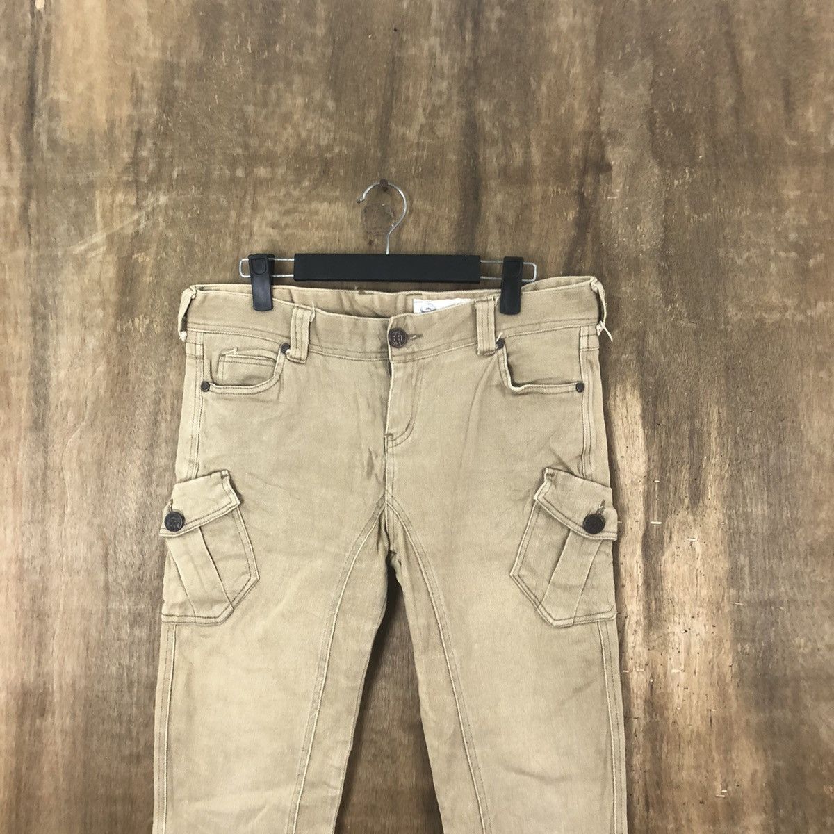 Japanese Brand And Rica Brown multipocket cargo pants #6287 Size US 32 / EU 48 - 2 Thumbnail