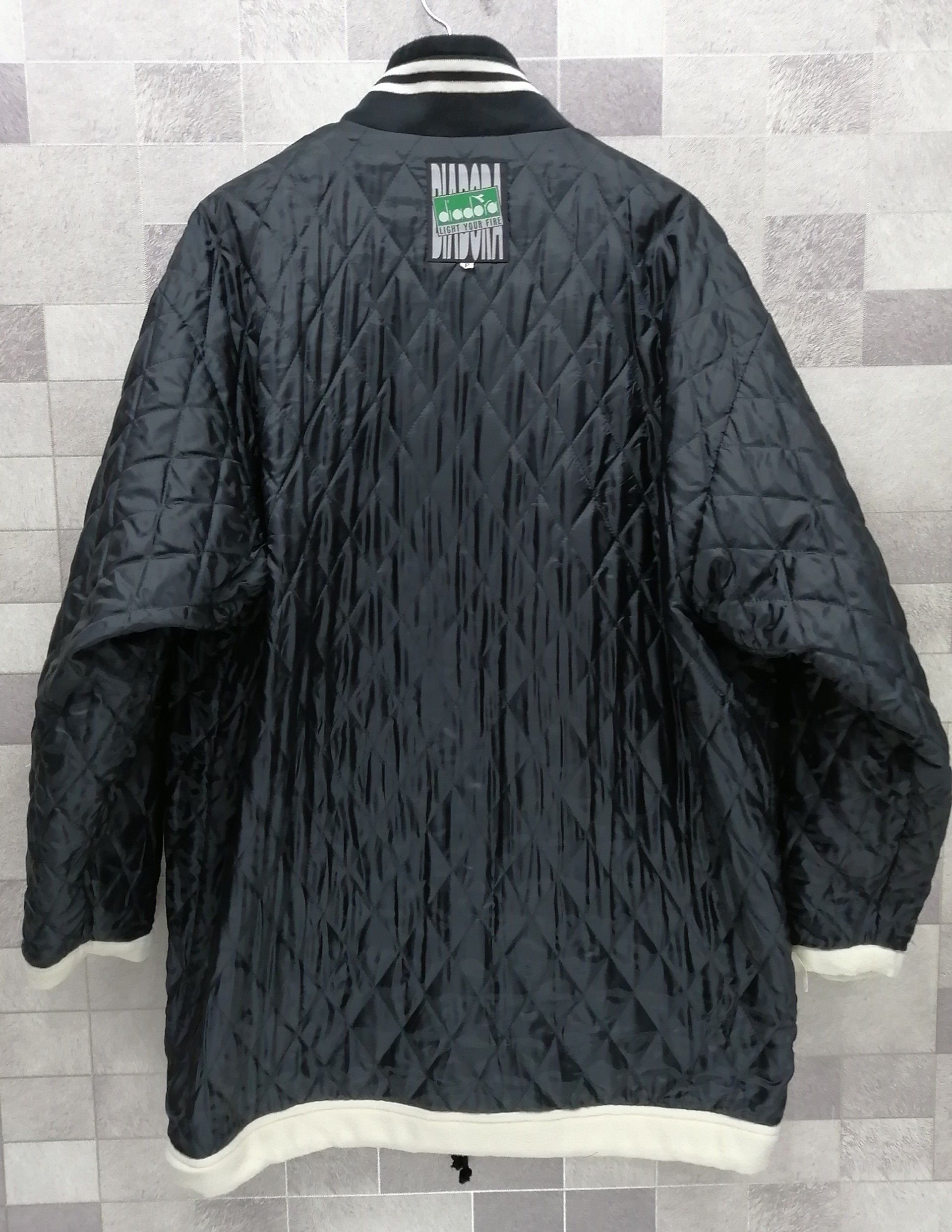 Diadora DIADORA Fleece Quilted Lined Parka Long Jacket Size US XL / EU 56 / 4 - 10 Thumbnail