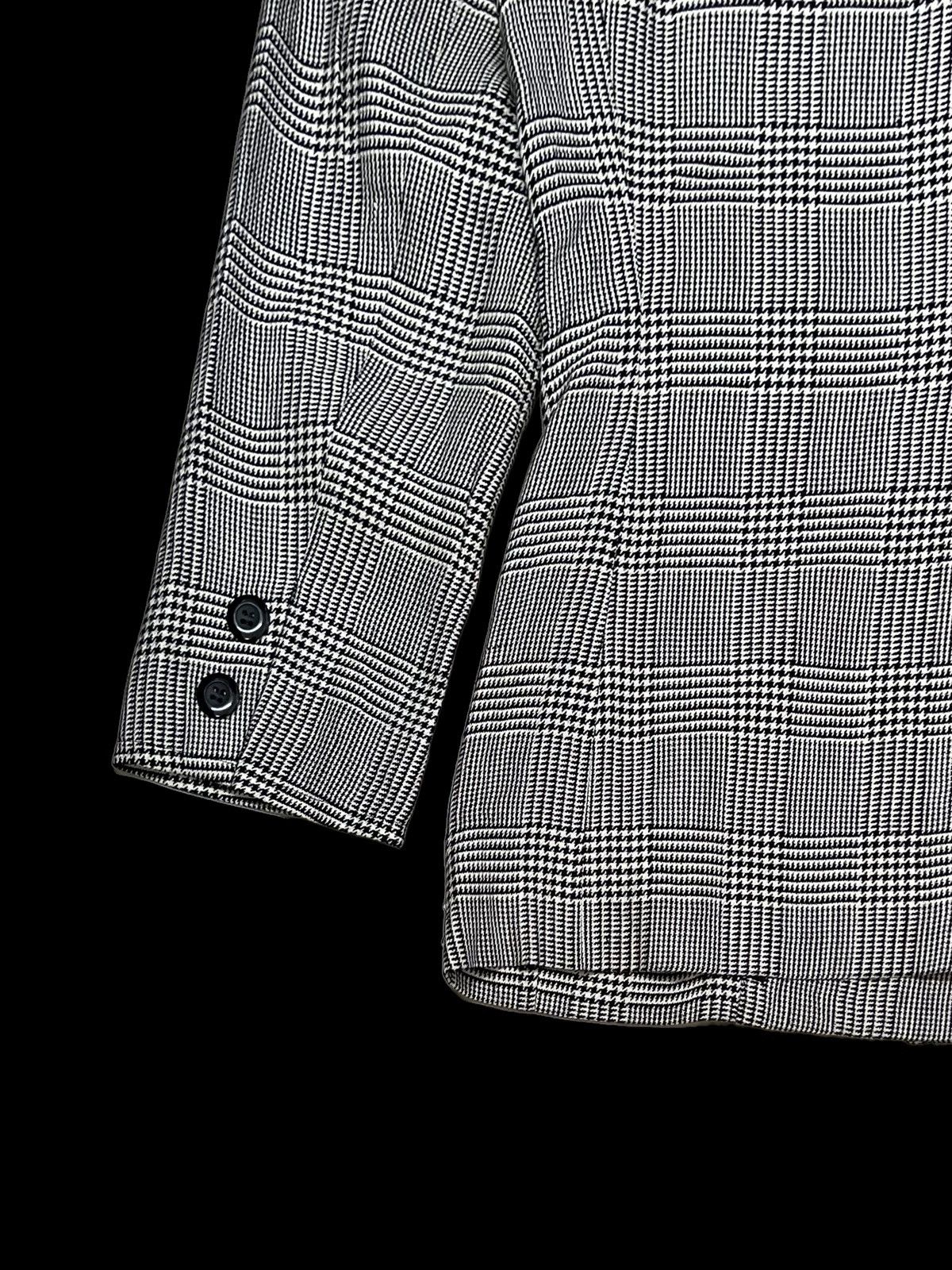 Yves Saint Laurent YVES SAINT LAURENT DIFFUSION FEMMES HOUNDSTOOTH COATS JACKET Size M / US 6-8 / IT 42-44 - 13 Thumbnail