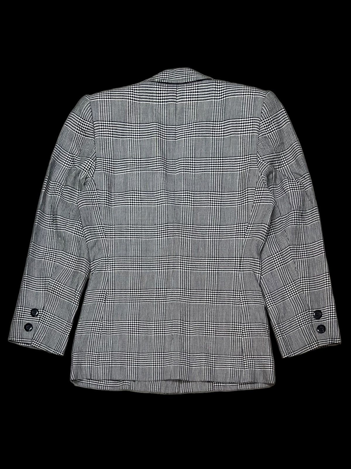 Yves Saint Laurent YVES SAINT LAURENT DIFFUSION FEMMES HOUNDSTOOTH COATS JACKET Size M / US 6-8 / IT 42-44 - 5 Thumbnail