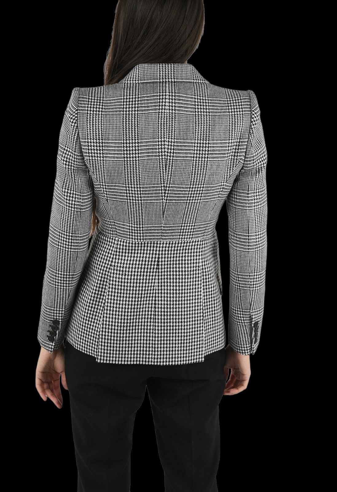 Yves Saint Laurent YVES SAINT LAURENT DIFFUSION FEMMES HOUNDSTOOTH COATS JACKET Size M / US 6-8 / IT 42-44 - 2 Thumbnail
