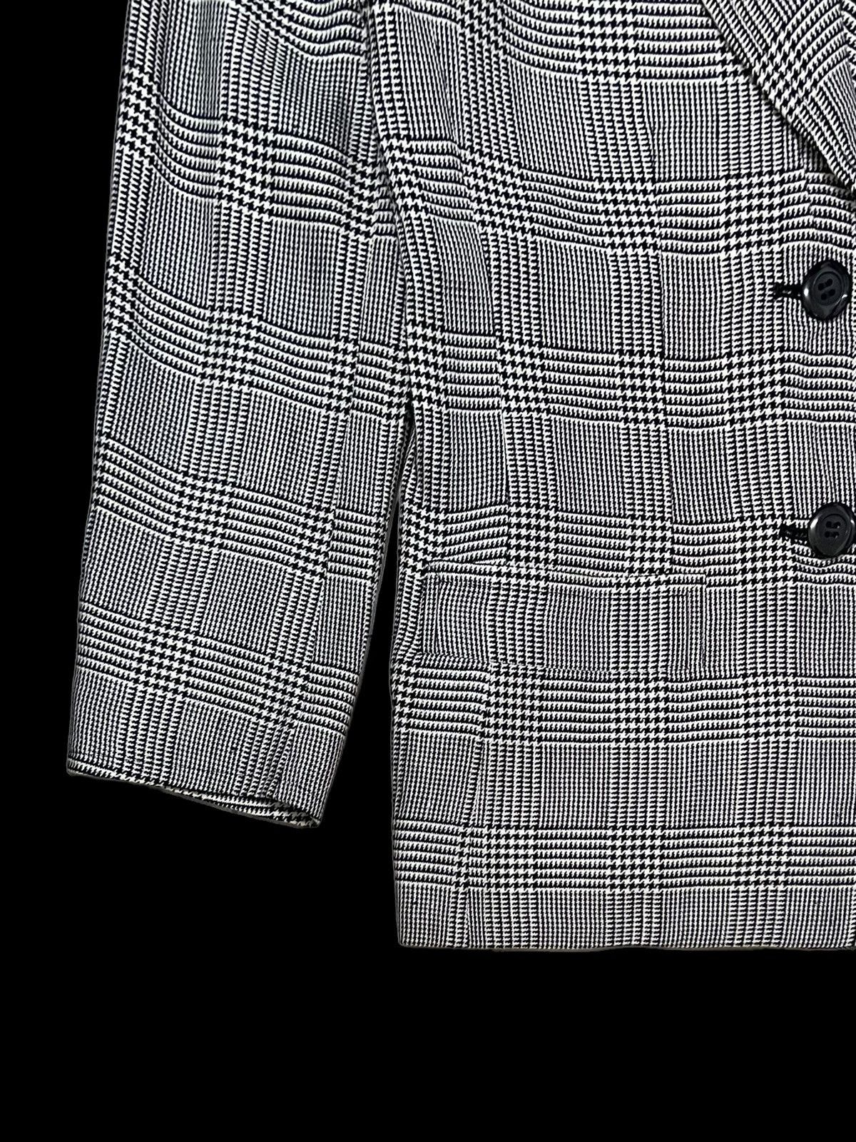 Yves Saint Laurent YVES SAINT LAURENT DIFFUSION FEMMES HOUNDSTOOTH COATS JACKET Size M / US 6-8 / IT 42-44 - 11 Thumbnail