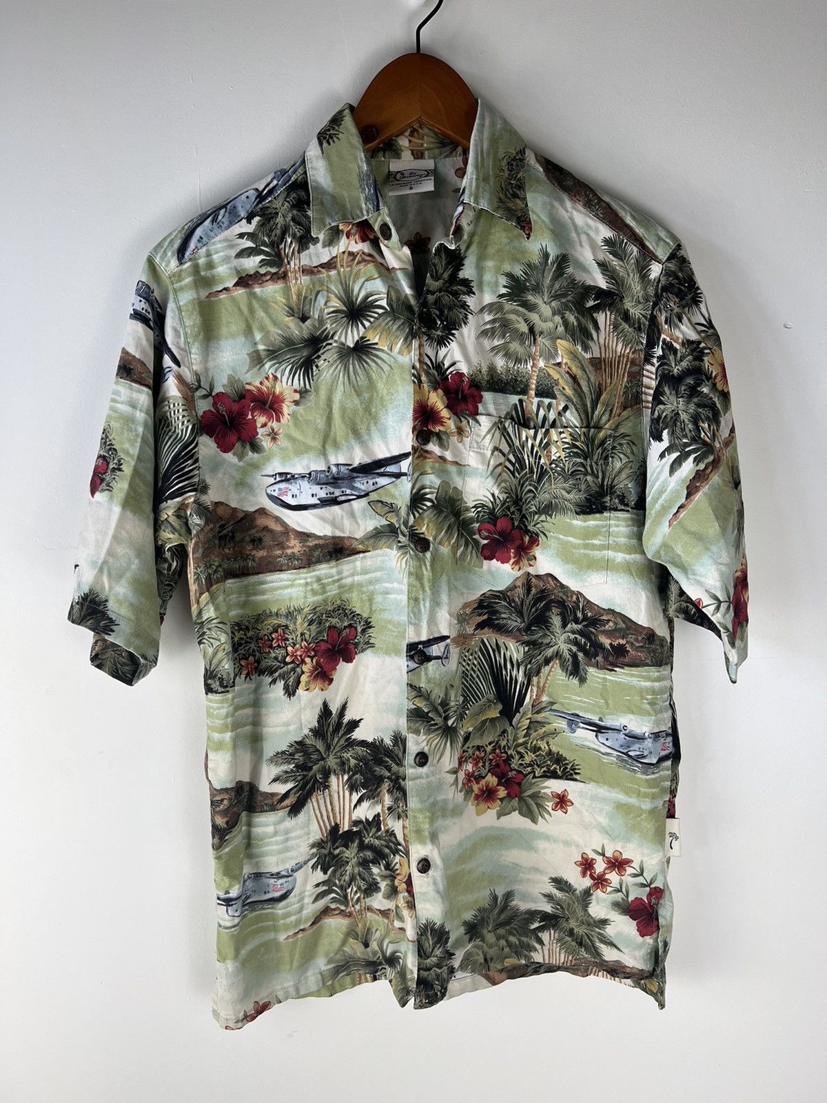 Vintage Vintage barefoot Hawaiian button up shirt Size US S / EU 44-46 / 1 - 1 Thumbnail