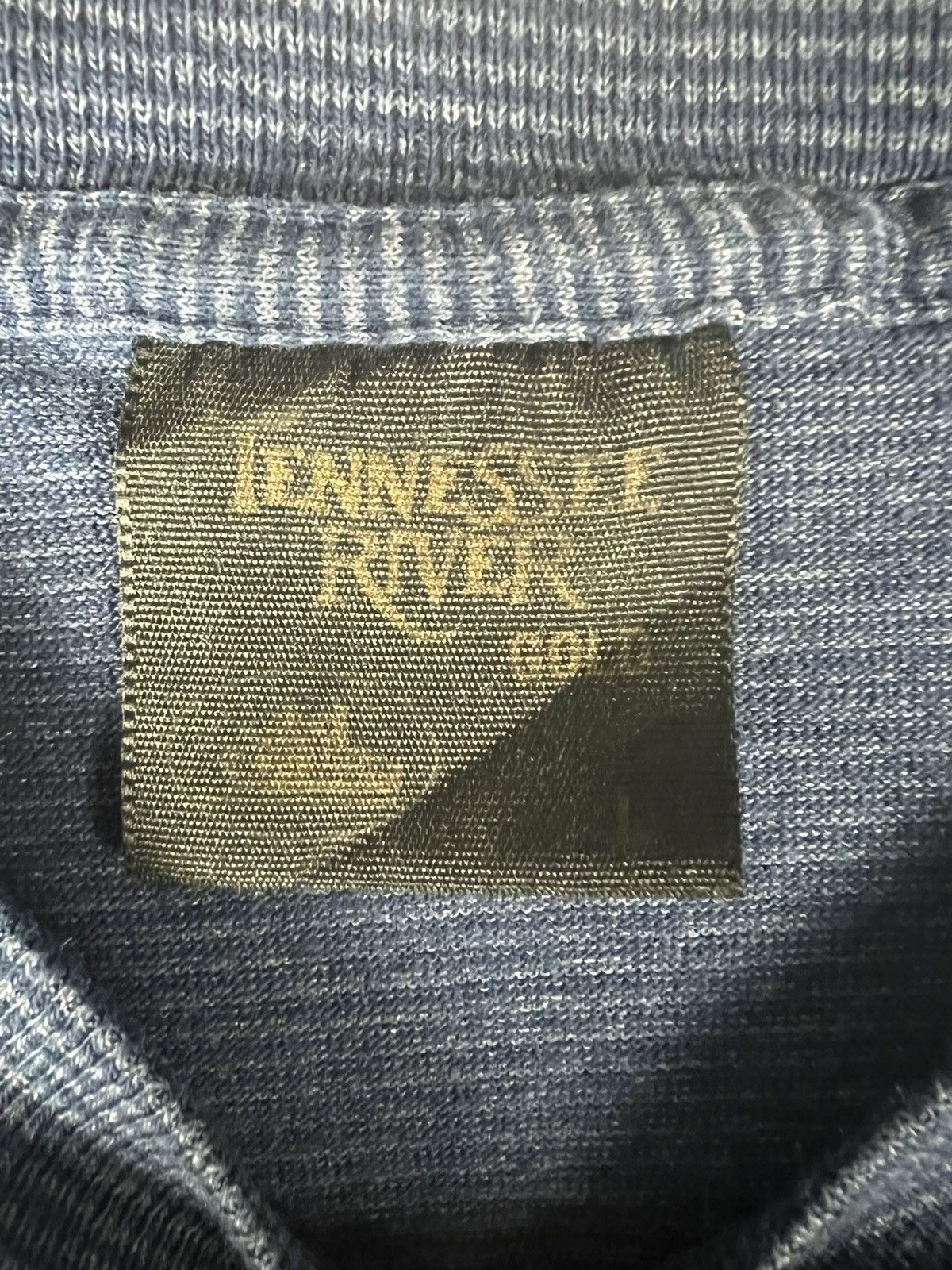 Vintage Vintage First Mate Sailor PinStripe Tennessee River gold tee Size US L / EU 52-54 / 3 - 4 Thumbnail