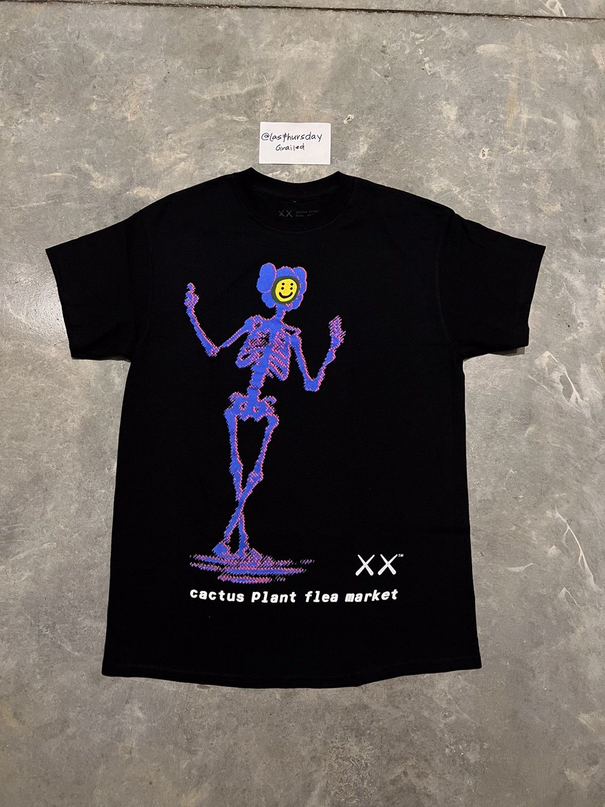 image of Kaws X Cpfm T-Shirt Black Small, Men's