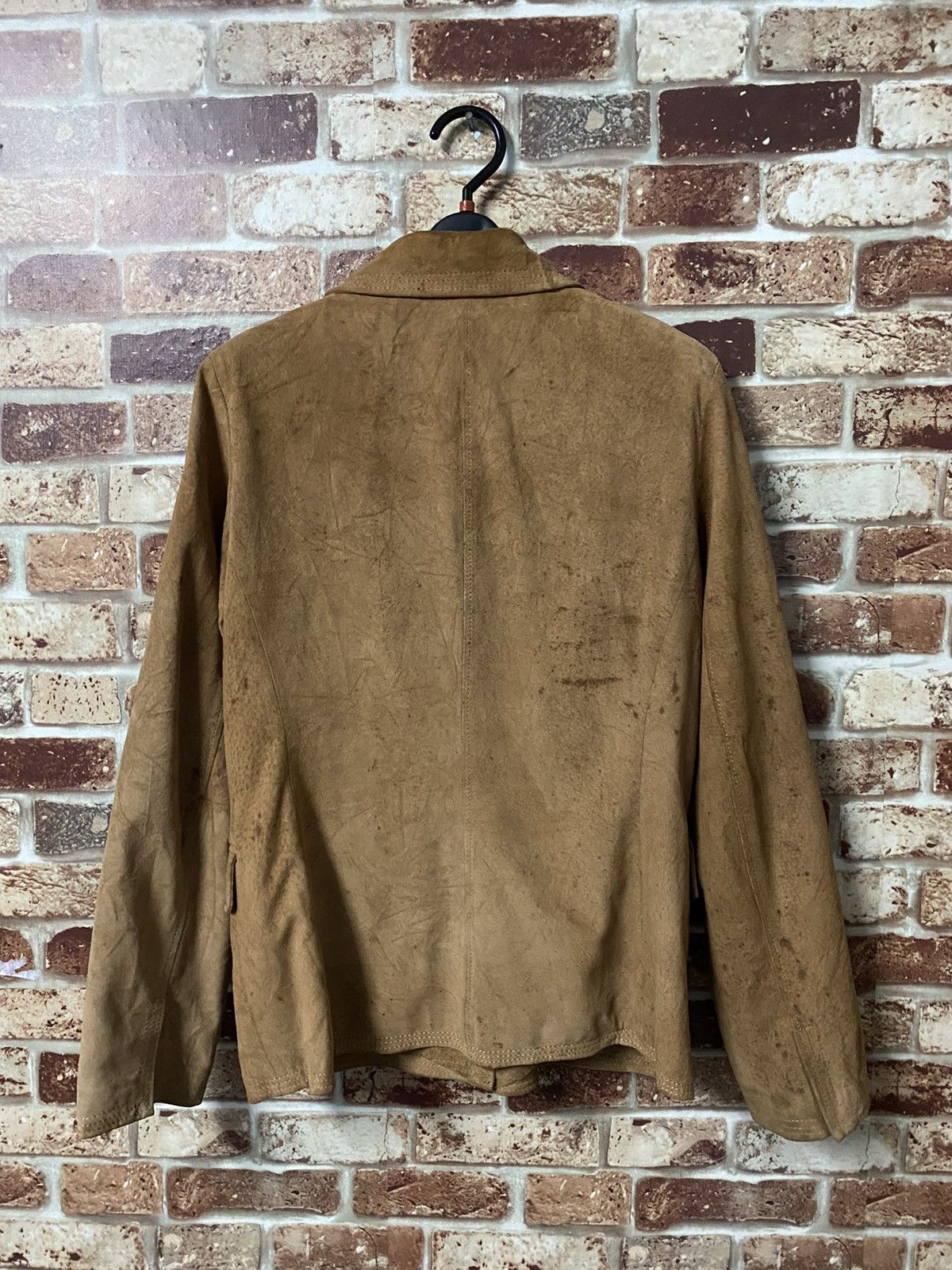 Leather × Melrose MELROSE CLAIRE LEATHER JACKET Size US M / EU 48-50 / 2 - 6 Thumbnail