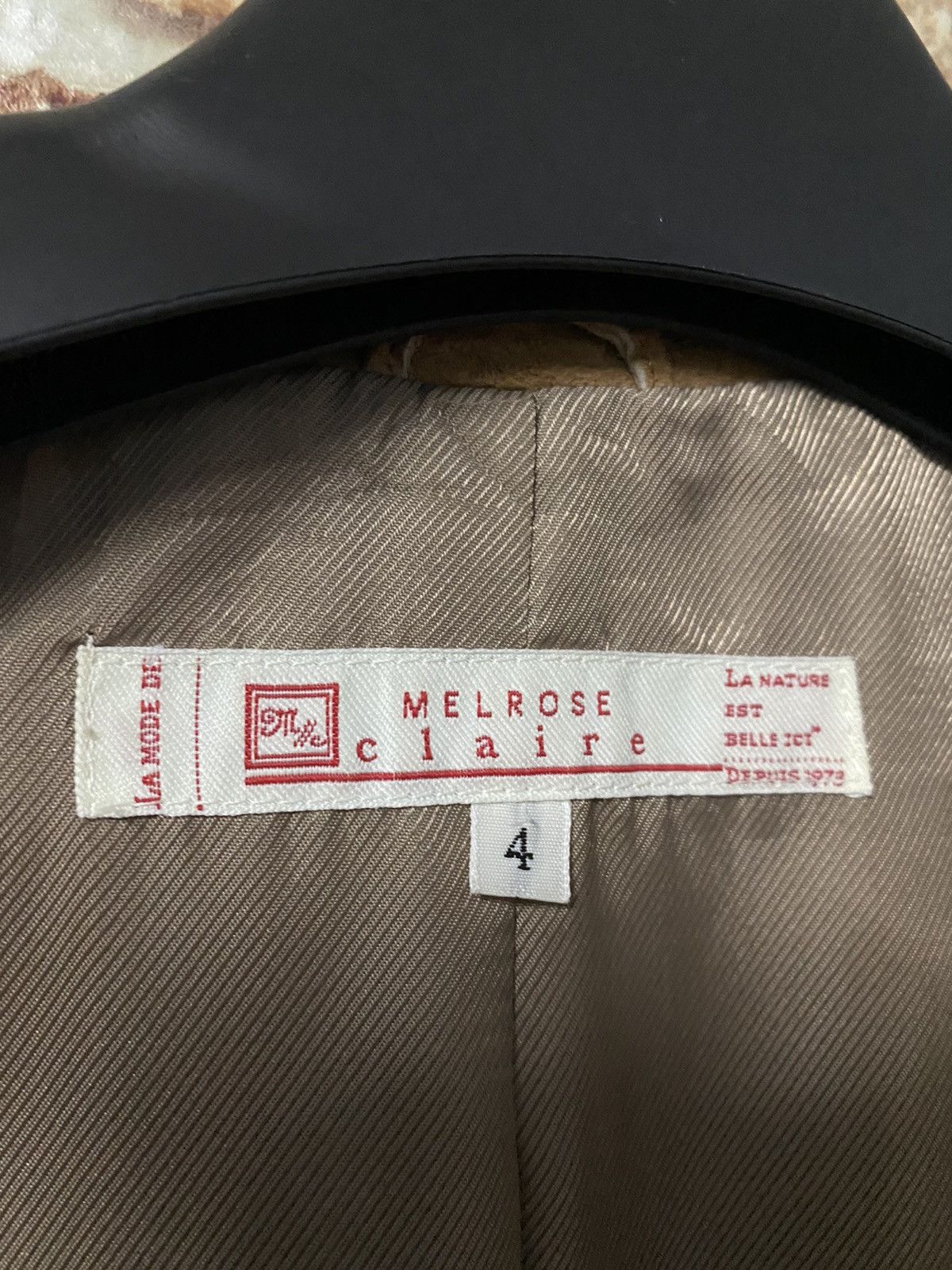 Leather × Melrose MELROSE CLAIRE LEATHER JACKET Size US M / EU 48-50 / 2 - 9 Thumbnail