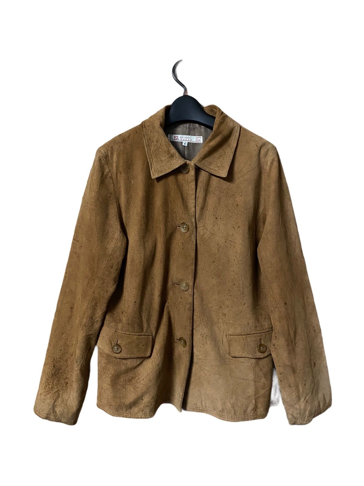 Leather × Melrose MELROSE CLAIRE LEATHER JACKET Size US M / EU 48-50 / 2 - 1 Thumbnail