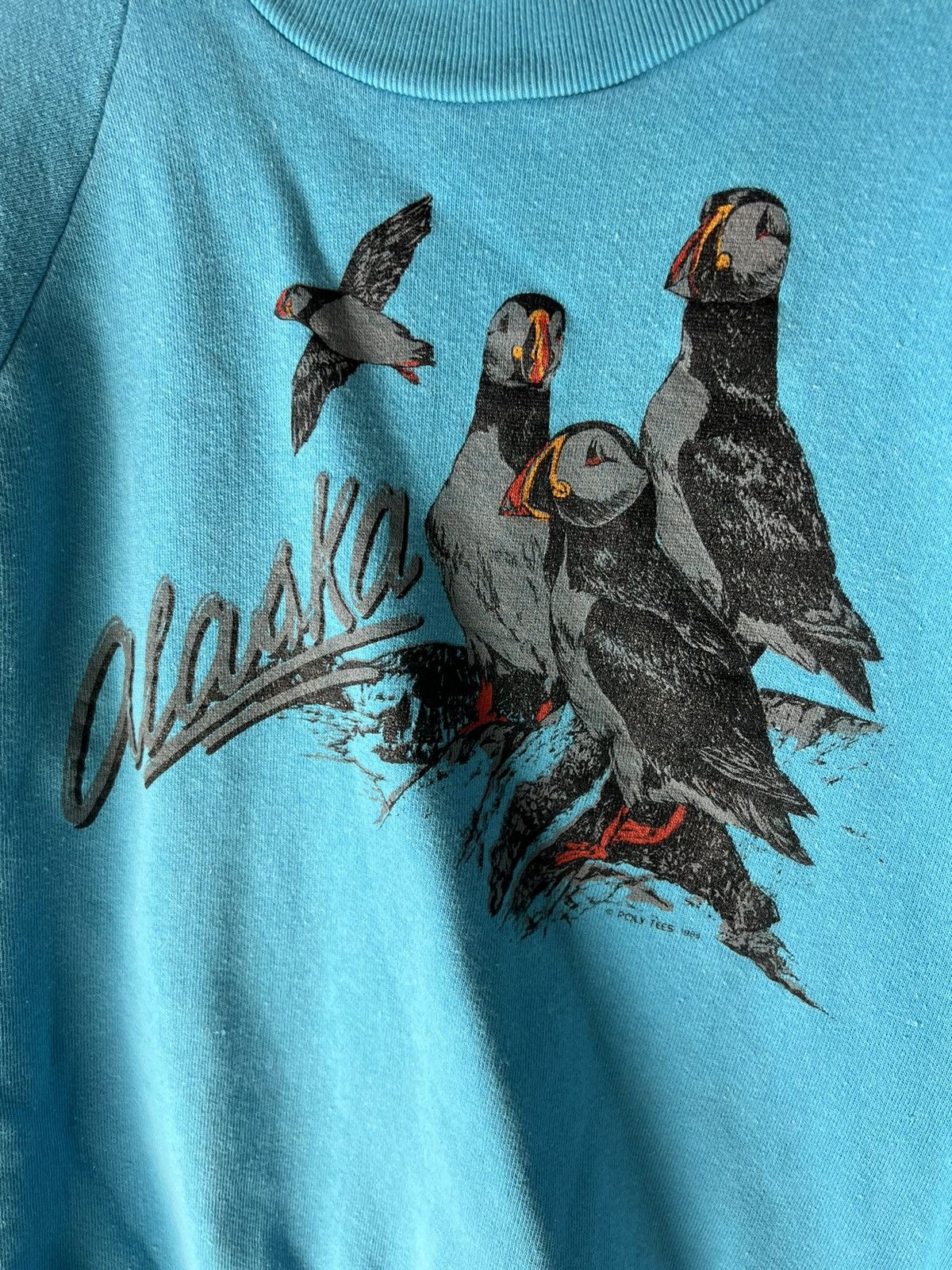Vintage Vintage 1985 Poly Tees Alaska Crewneck Size US S / EU 44-46 / 1 - 6 Thumbnail