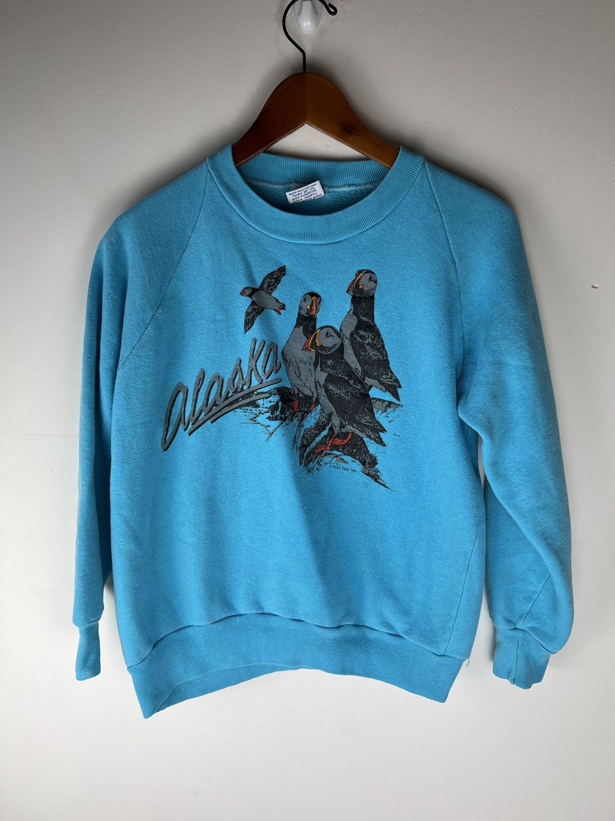 Vintage Vintage 1985 Poly Tees Alaska Crewneck Size US S / EU 44-46 / 1 - 1 Thumbnail