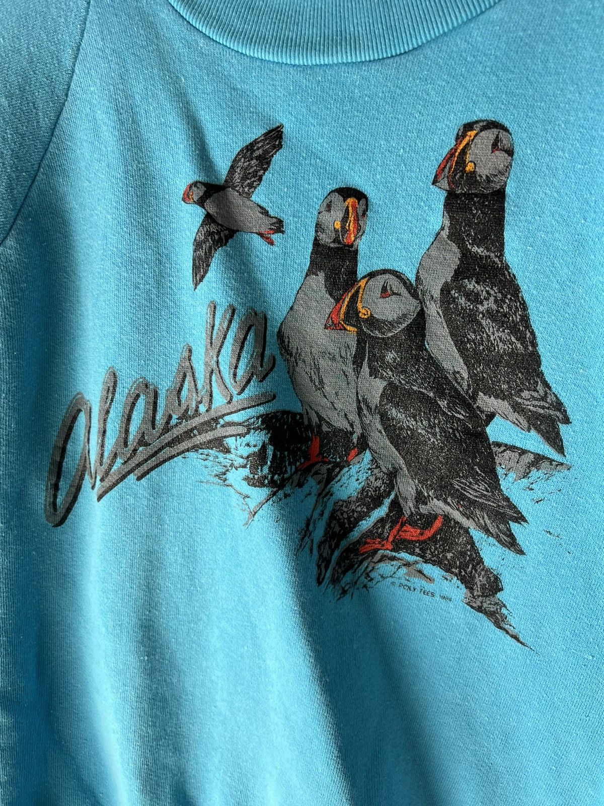 Vintage Vintage 1985 Poly Tees Alaska Crewneck Size US S / EU 44-46 / 1 - 5 Thumbnail
