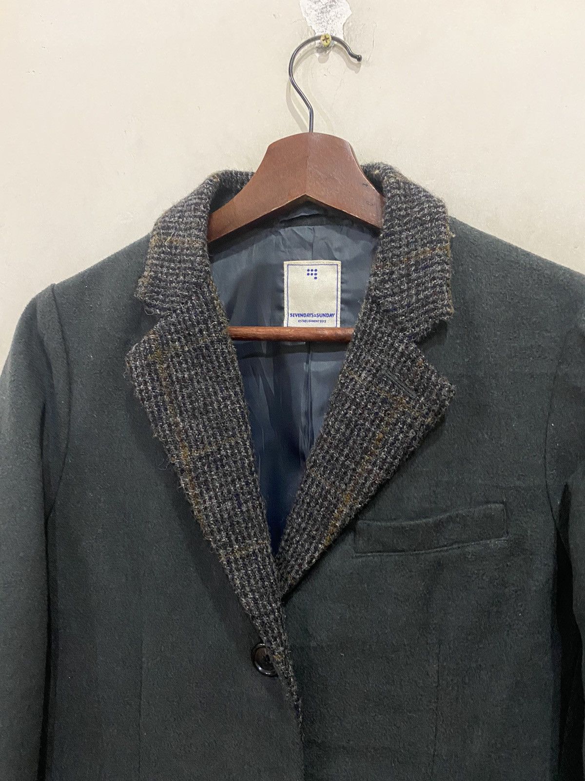 Harris Tweed SEVENDAY SUNDAY x HARRIS TWEED LONG COAT Size US M / EU 48-50 / 2 - 6 Thumbnail