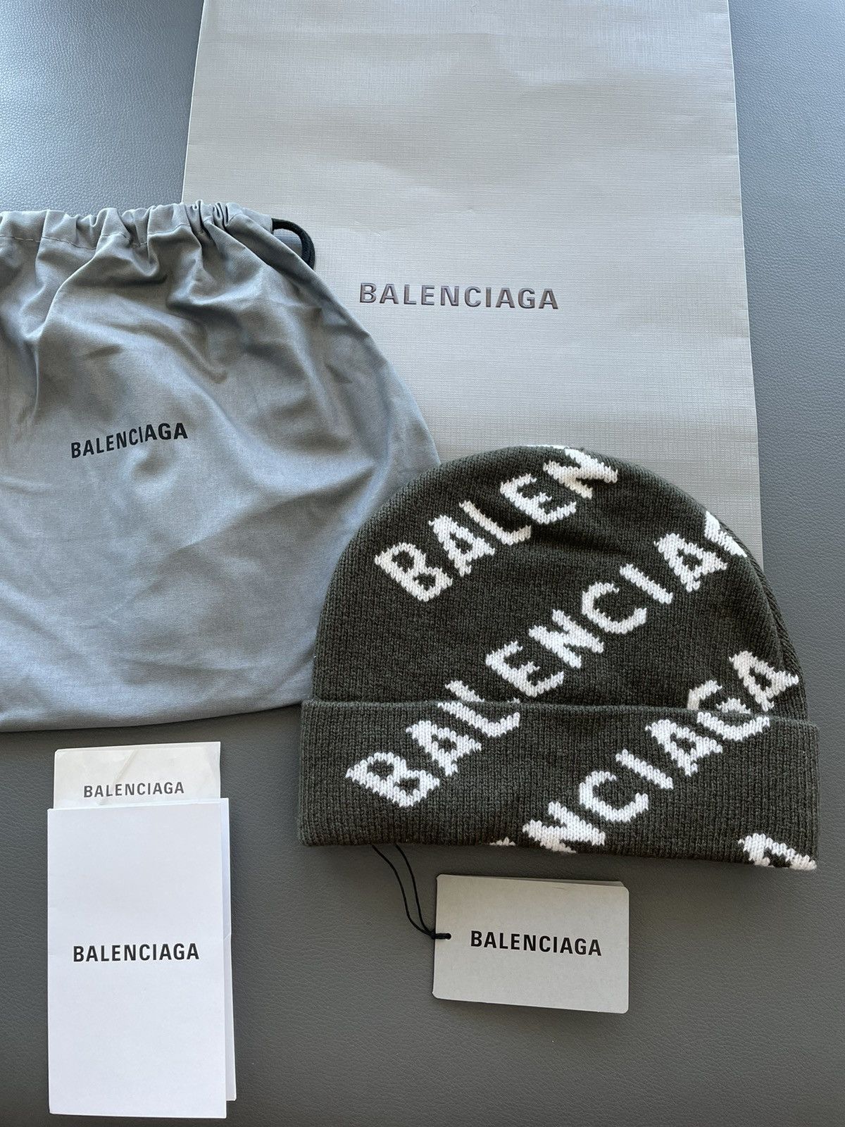 Balenciaga Rare Runway Brand New Limited Edition Balenciaga Logo Hat Size ONE SIZE - 2 Thumbnail