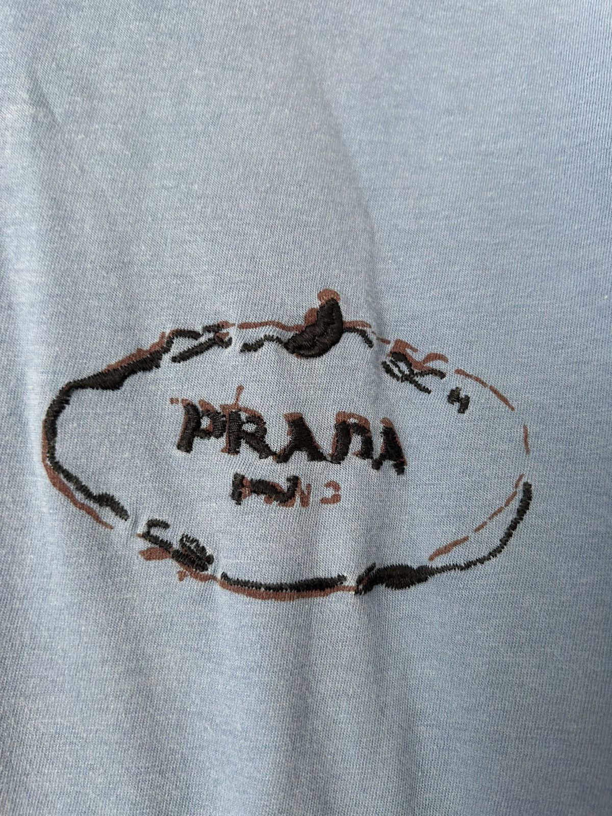 Prada Embroidered Crest Logo Polo Size US M / EU 48-50 / 2 - 5 Thumbnail