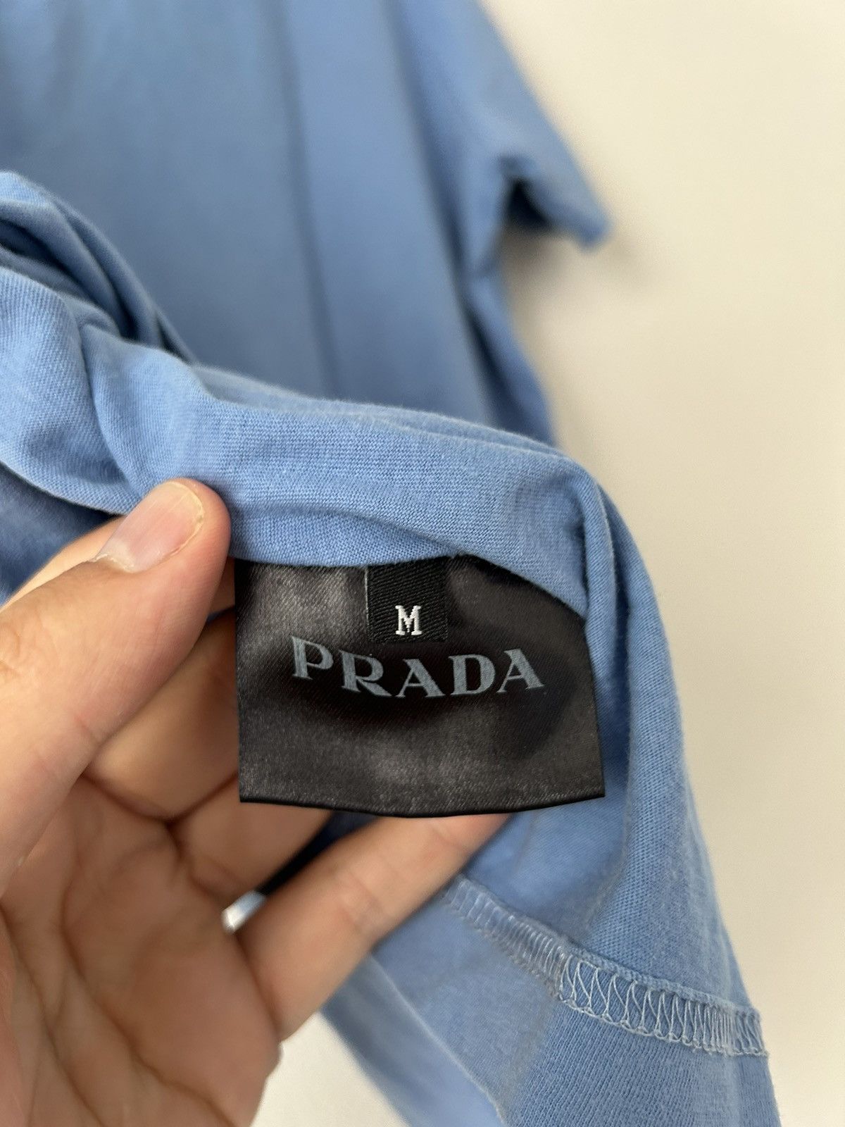 Prada Embroidered Crest Logo Polo Size US M / EU 48-50 / 2 - 7 Thumbnail