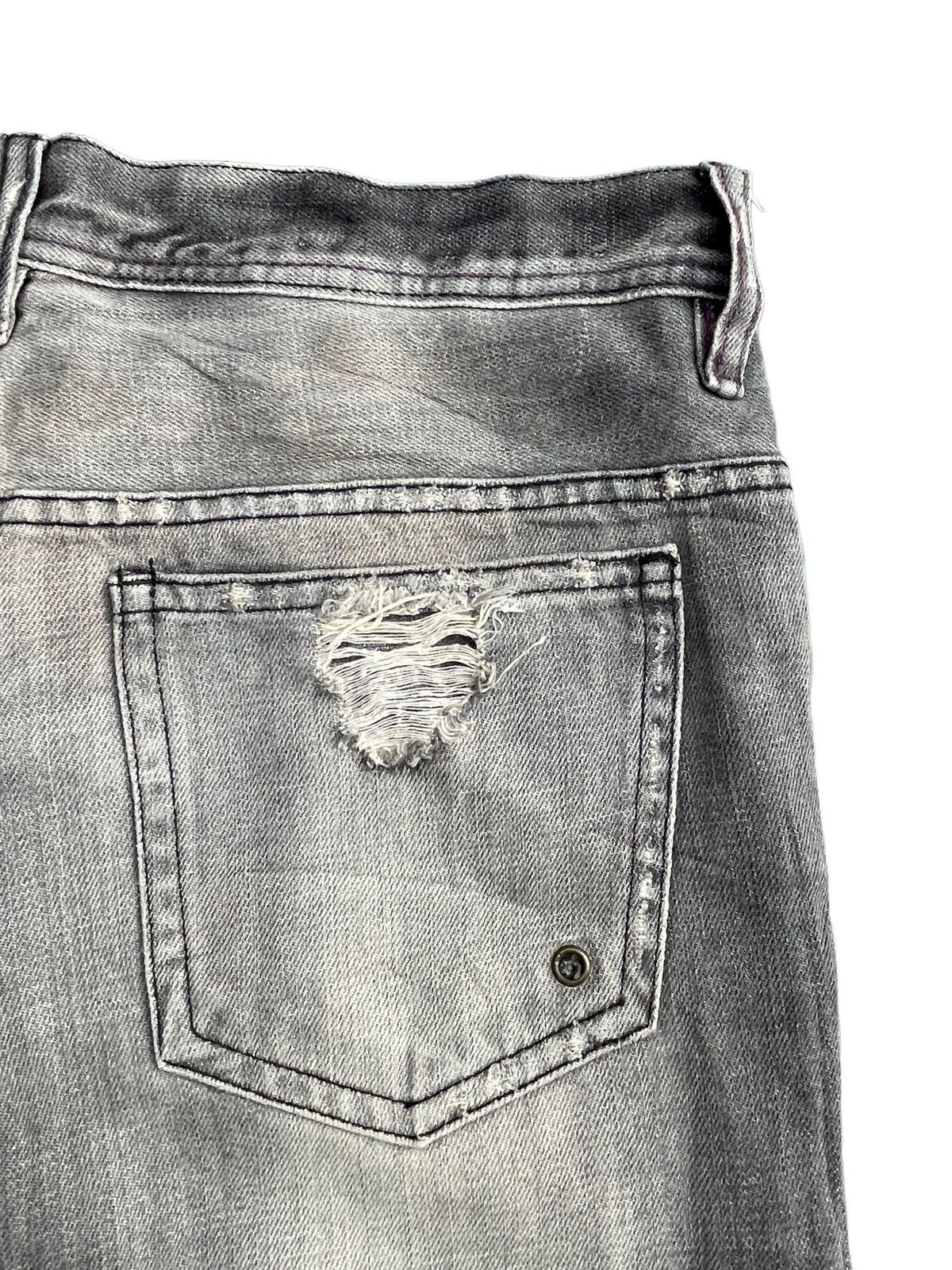 Japanese Brand Japanese Midas Distresed Jeans Size 35" - 11 Thumbnail