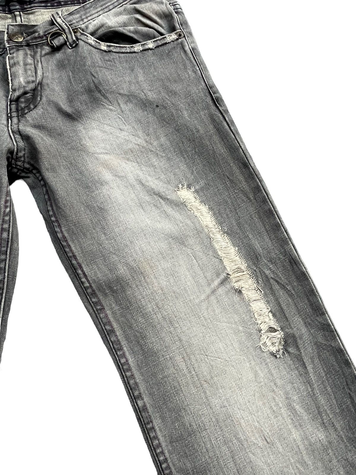 Japanese Brand Japanese Midas Distresed Jeans Size 35" - 4 Thumbnail
