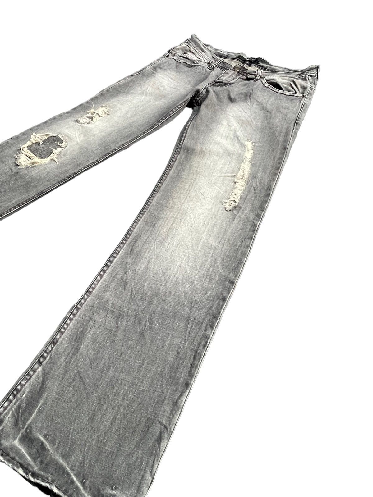 Japanese Brand Japanese Midas Distresed Jeans Size 35" - 2 Thumbnail
