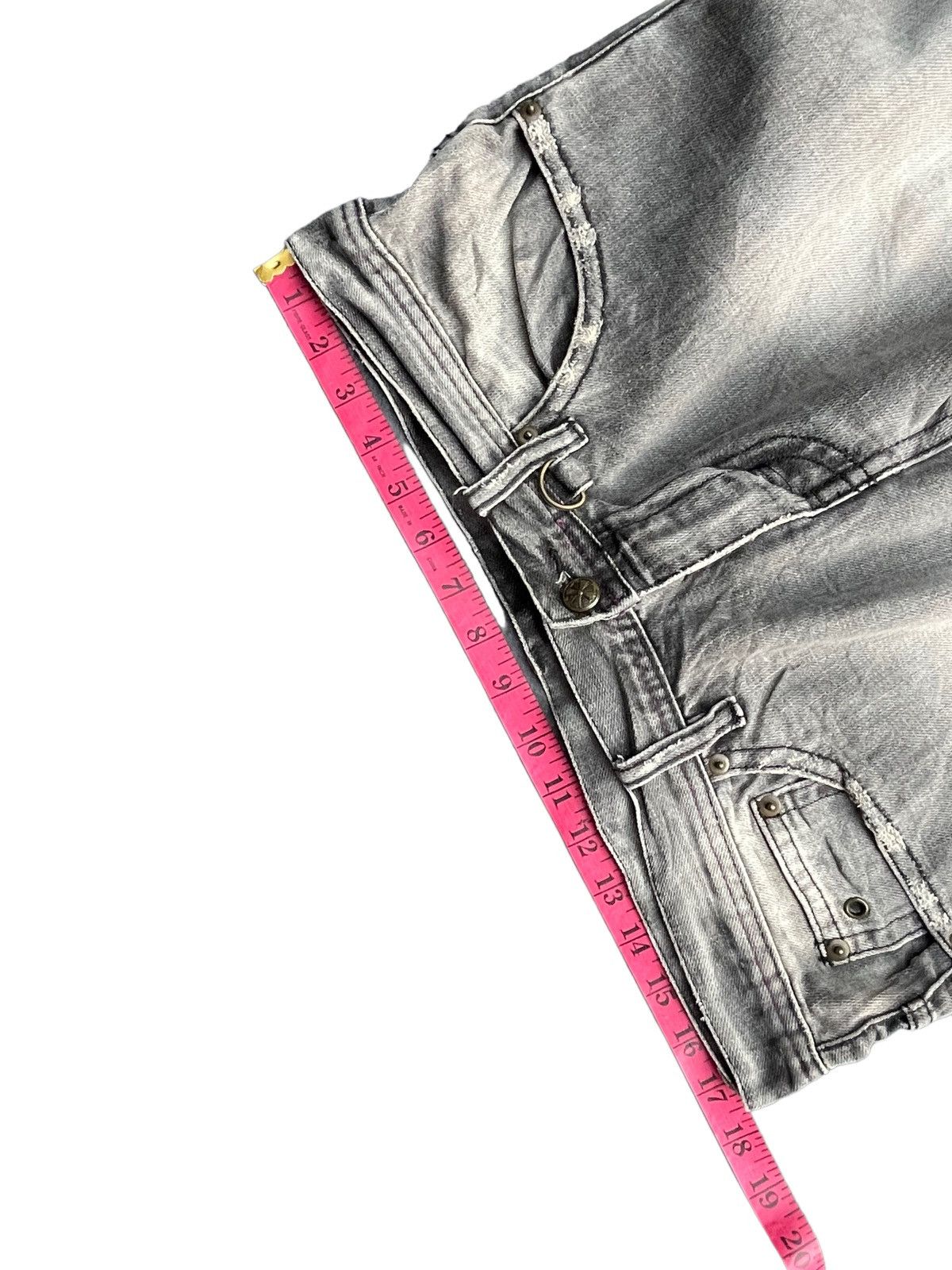 Japanese Brand Japanese Midas Distresed Jeans Size 35" - 16 Thumbnail