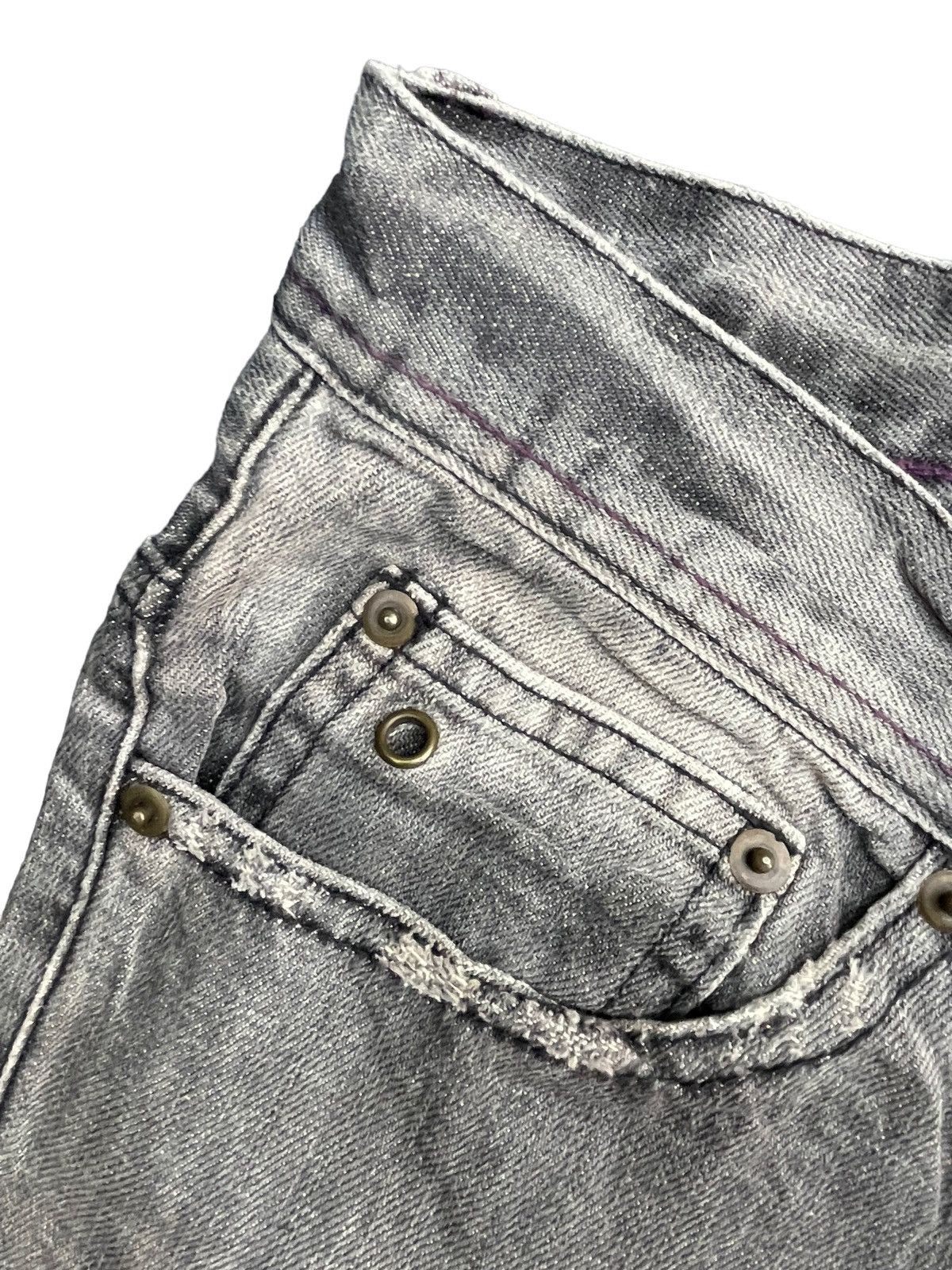 Japanese Brand Japanese Midas Distresed Jeans Size 35" - 7 Thumbnail
