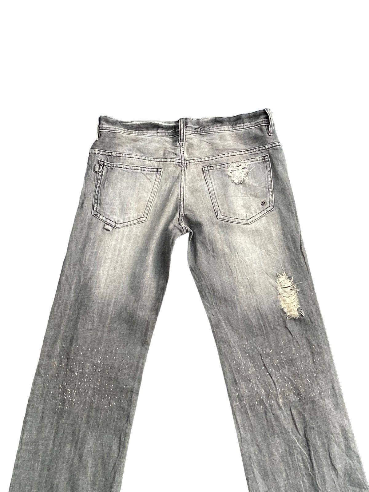 Japanese Brand Japanese Midas Distresed Jeans Size 35" - 9 Thumbnail