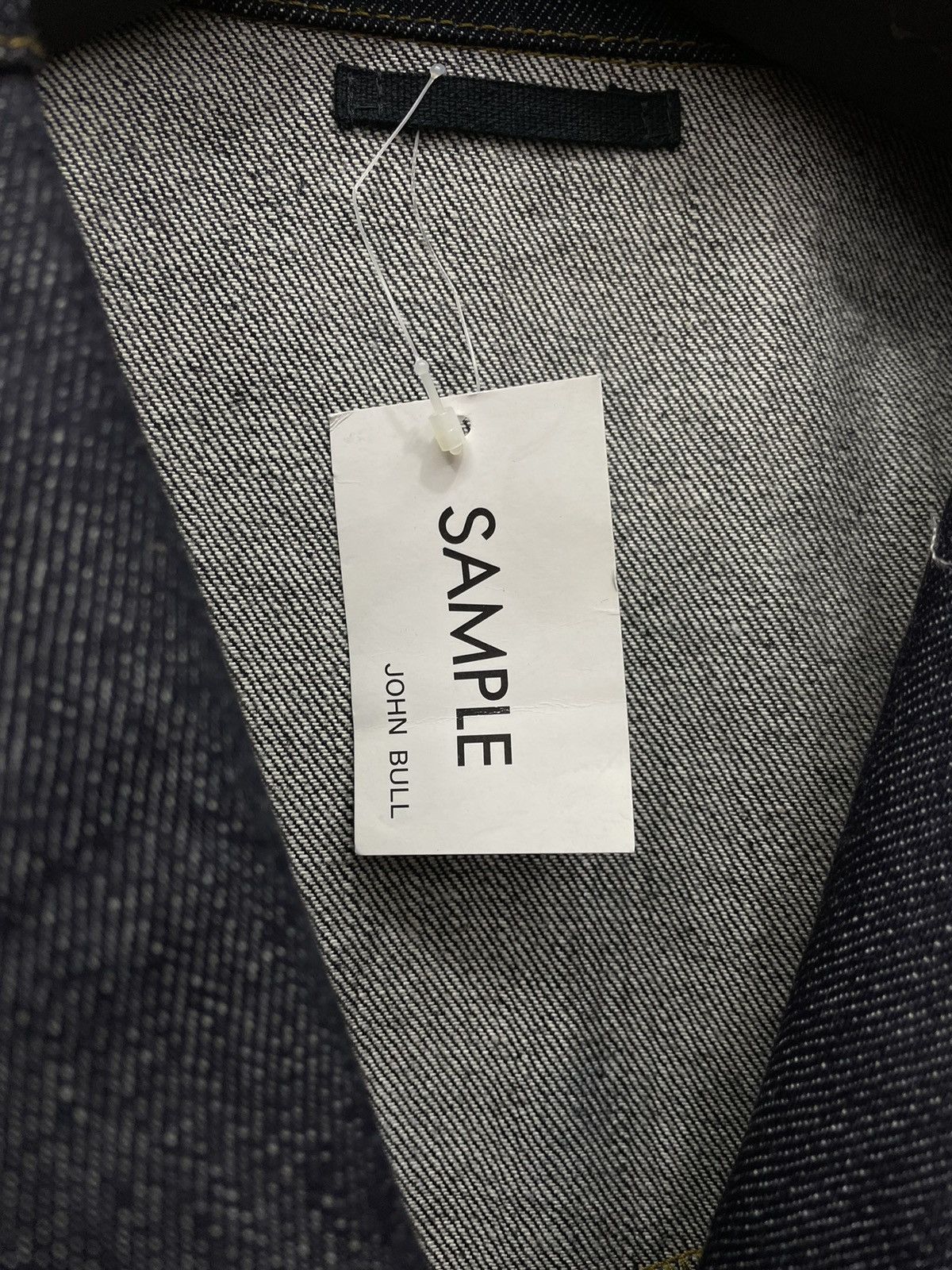 Johnbull × Sample Industries JOHNBULL Double Breasted Selvedge Denim Indigo Sample Jacket Size US L / EU 52-54 / 3 - 2 Thumbnail