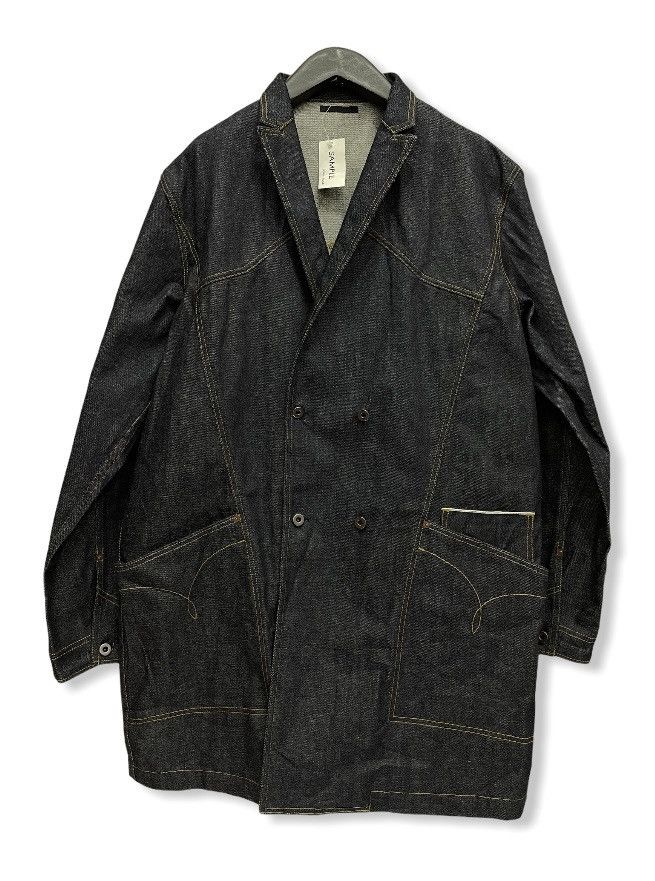 JOHNBULL Double Breasted Selvedge Denim Indigo Sample Jacket