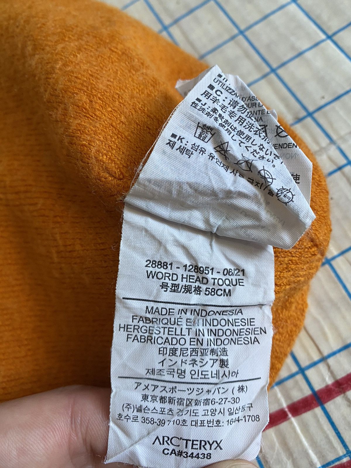 Arc'Teryx Arcteryx Word Head Toque Orange Knit Hat Beanie Size ONE SIZE - 6 Preview