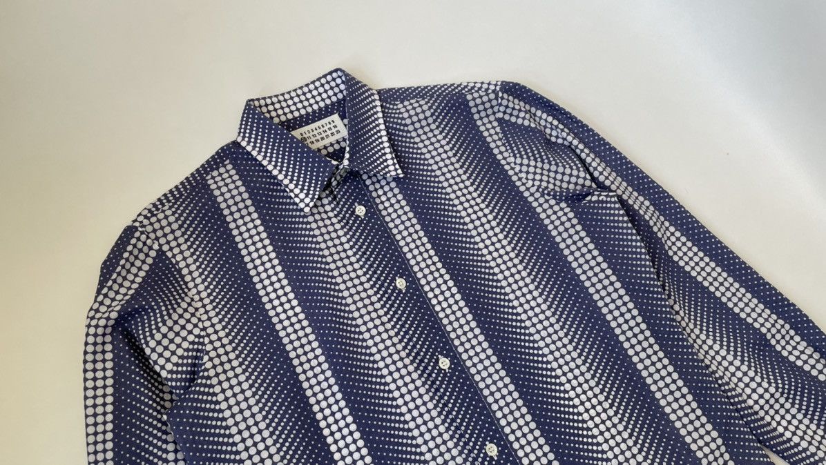 Maison Margiela S/S 07 ‘Circular Illusion’ Print Cotton Shirt Size US M / EU 48-50 / 2 - 4 Thumbnail
