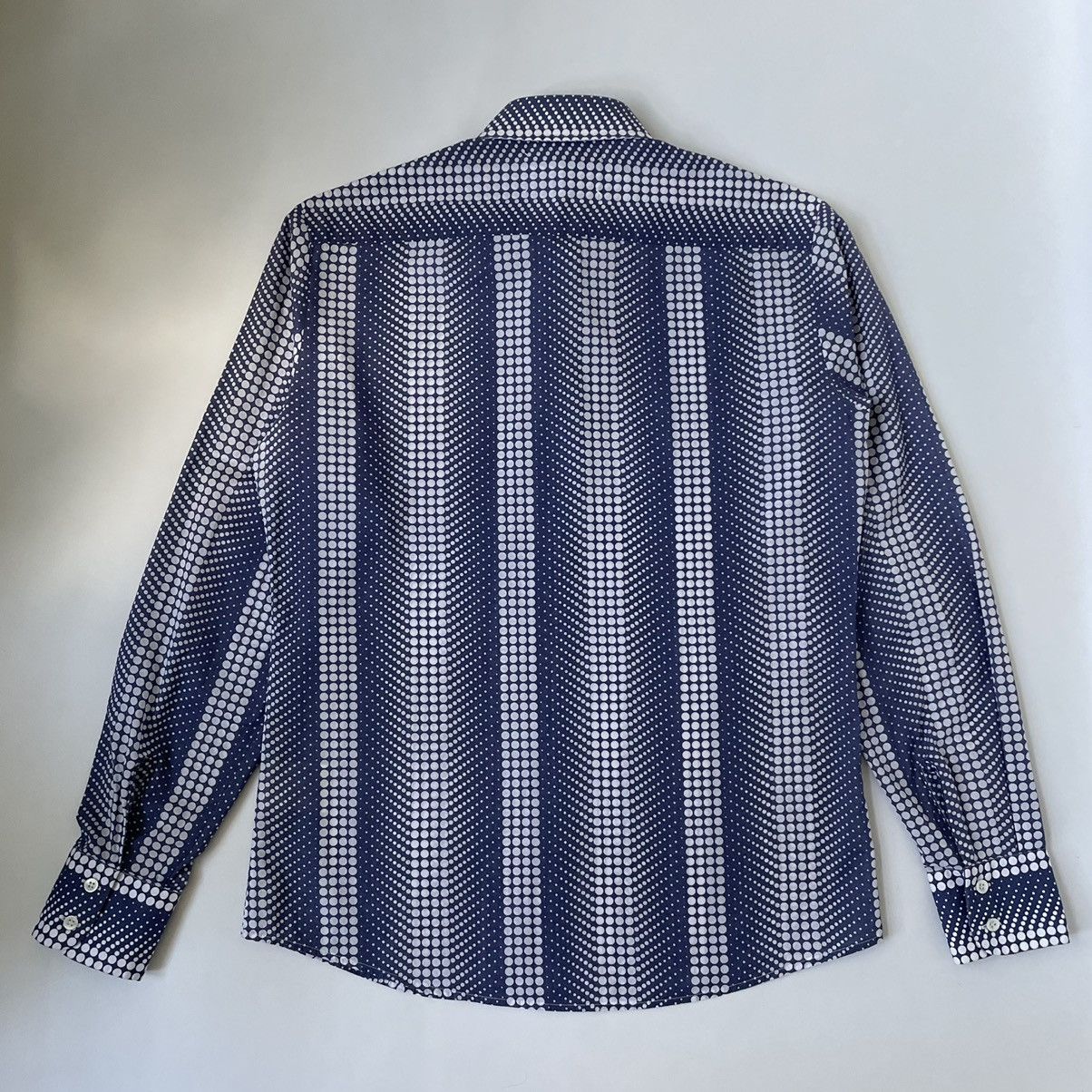 Maison Margiela S/S 07 ‘Circular Illusion’ Print Cotton Shirt Size US M / EU 48-50 / 2 - 7 Thumbnail