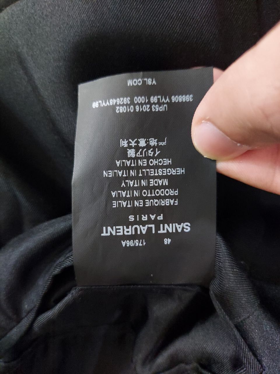 Hedi Slimane × Saint Laurent Paris FW16 Runway Le Smoking Suit Blazer + Pants Size 48R - 6 Thumbnail