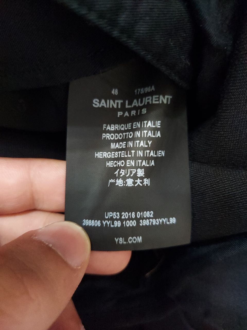 Hedi Slimane × Saint Laurent Paris FW16 Runway Le Smoking Suit Blazer + Pants Size 48R - 7 Thumbnail