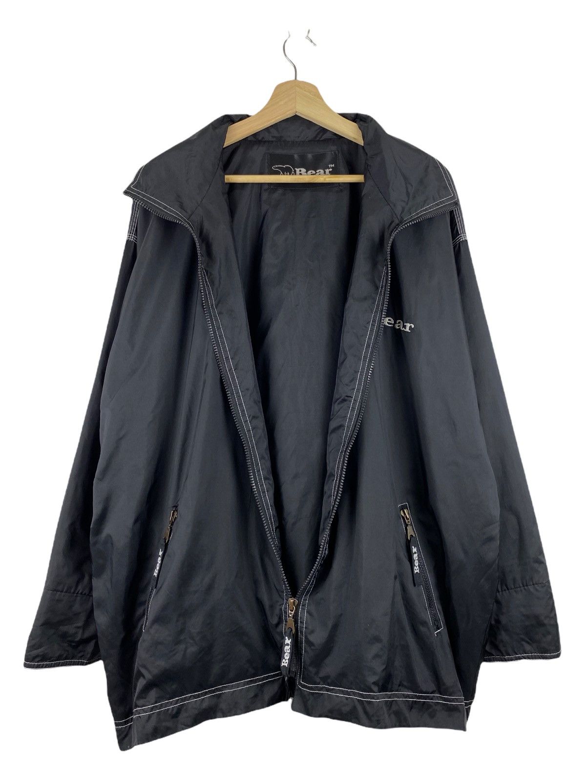 Golden Bear × Vintage VINTAGE BEAR OVER SIZE NYLON JACKET Size US XL / EU 56 / 4 - 3 Thumbnail