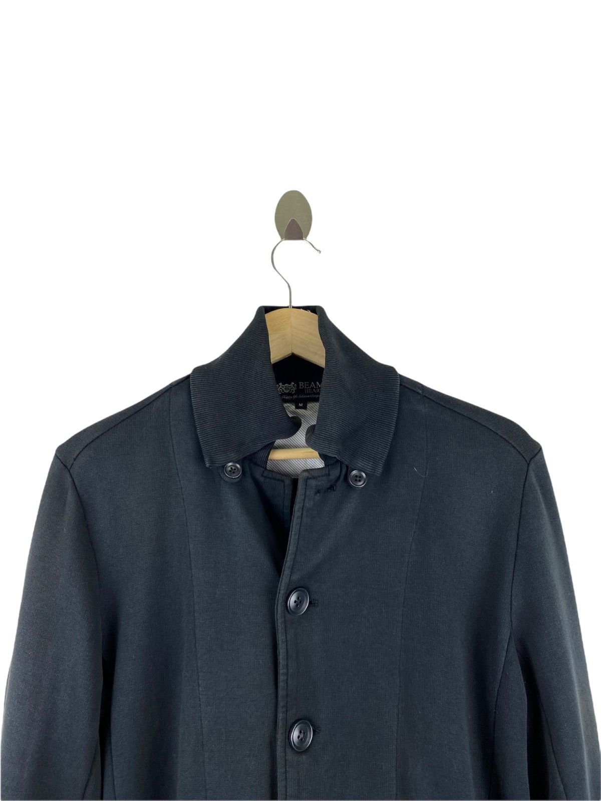 Beams Plus × Japanese Brand BEAMS HEART BUTTON UP BLACK JACKET Size US M / EU 48-50 / 2 - 2 Thumbnail