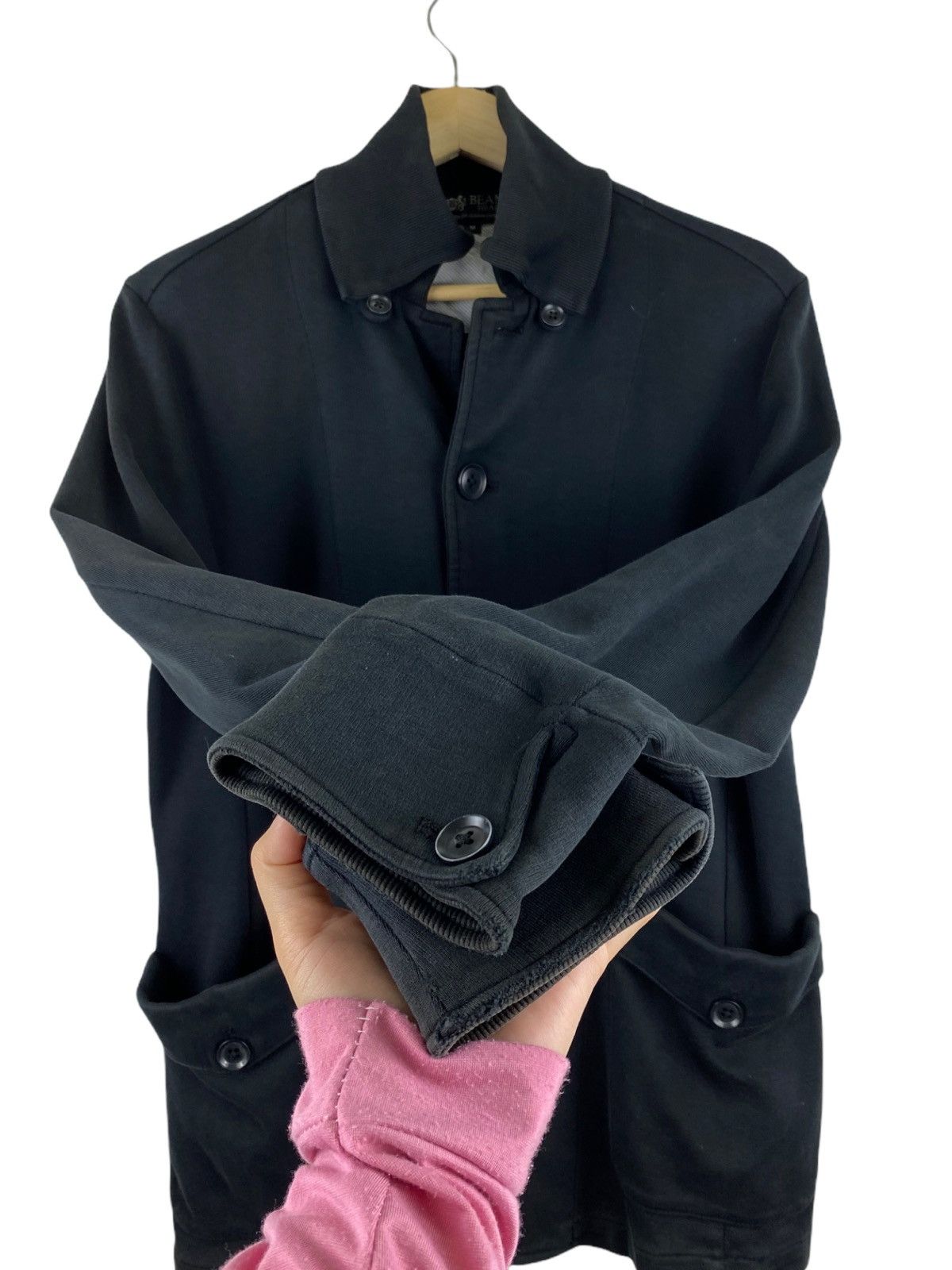 Beams Plus × Japanese Brand BEAMS HEART BUTTON UP BLACK JACKET Size US M / EU 48-50 / 2 - 3 Thumbnail