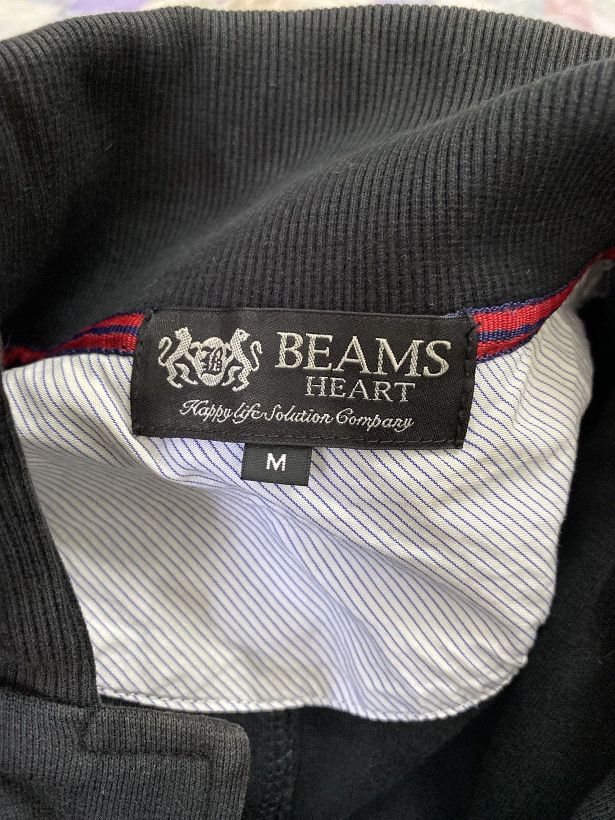 Beams Plus × Japanese Brand BEAMS HEART BUTTON UP BLACK JACKET Size US M / EU 48-50 / 2 - 7 Thumbnail