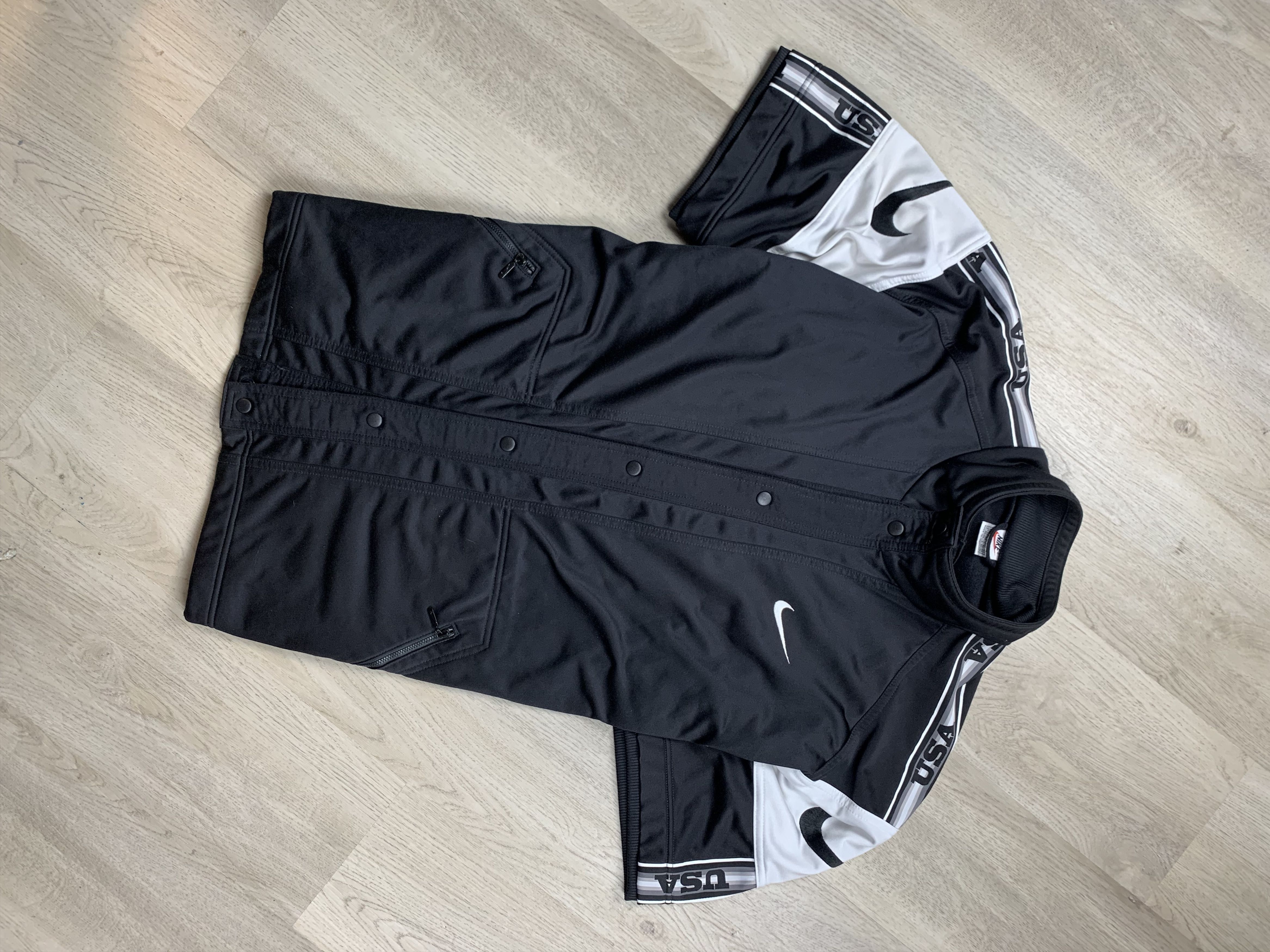 Nike Nike 90s Vintage Track Suit Jacket + Pants Size US XL / EU 56 / 4 - 4 Thumbnail