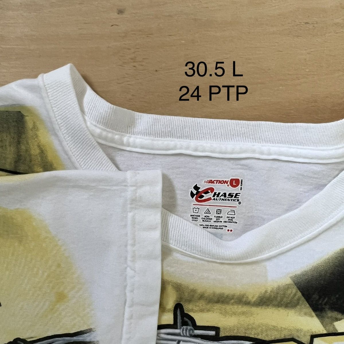 NASCAR × Vintage Vintage Nascar RadioShack 500 Shirt L White Saddle Up Texas Size US L / EU 52-54 / 3 - 4 Thumbnail