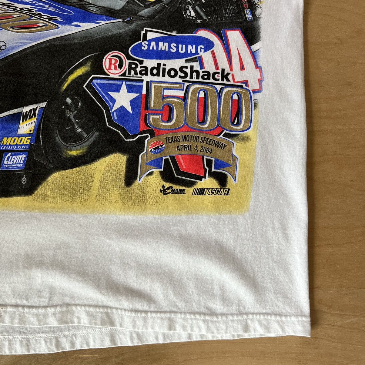 NASCAR × Vintage Vintage Nascar RadioShack 500 Shirt L White Saddle Up Texas Size US L / EU 52-54 / 3 - 2 Thumbnail