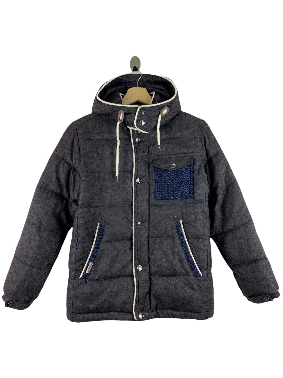 Harris Tweed × Japanese Brand HARRIS TWEED x CLOSSHI PUFFER JACKET Size US S / EU 44-46 / 1 - 1 Thumbnail