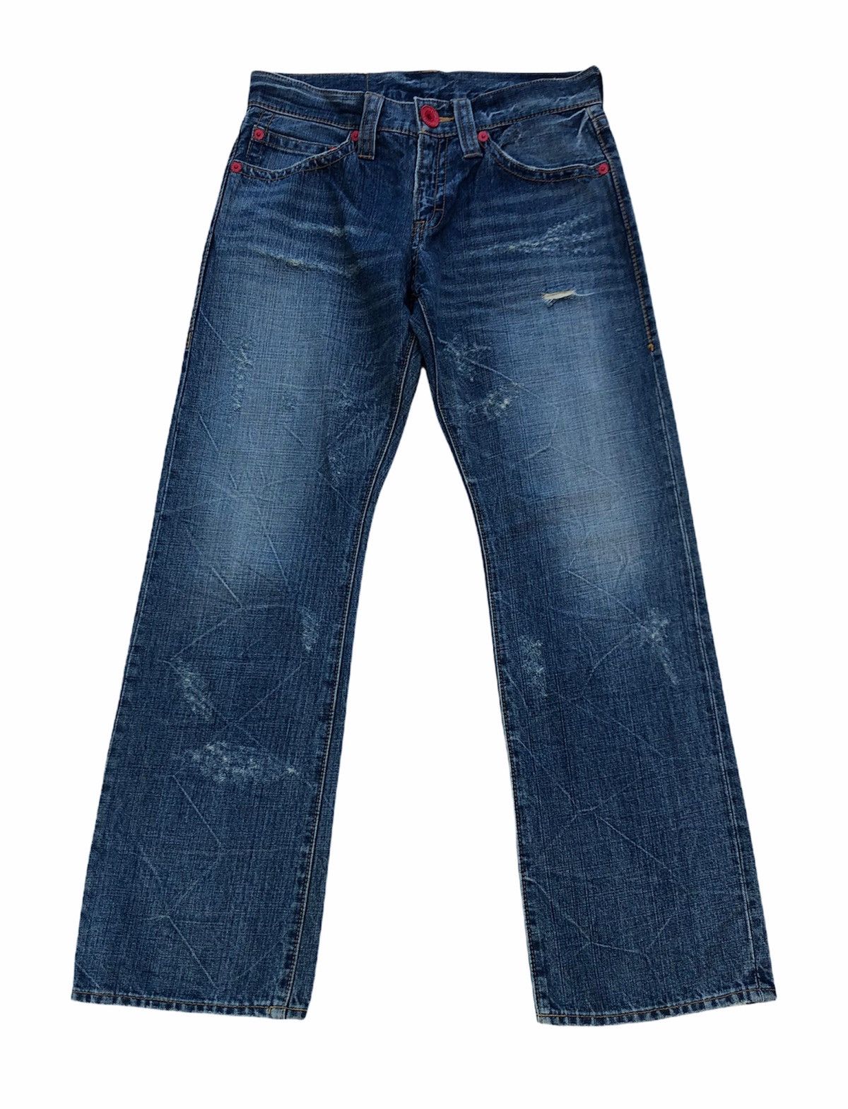 Japanese Brand Japanese Co&Lu Diacock Evisu Jeans Size US 30 / EU 46 - 2 Thumbnail