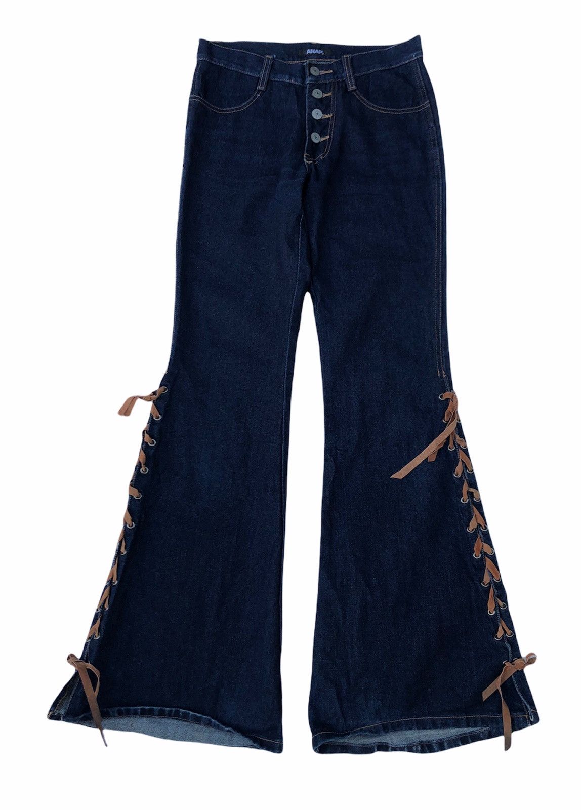 Japanese Brand Japanese ANAP Bondages Flare Jeans Size US 27 - 1 Thumbnail