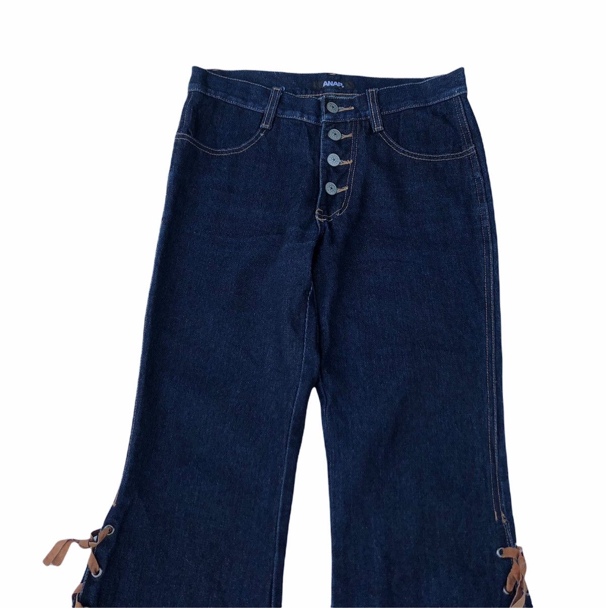 Japanese Brand Japanese ANAP Bondages Flare Jeans Size US 27 - 3 Thumbnail