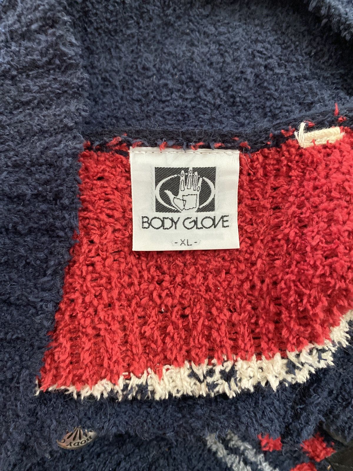 Body Glove × Vintage VINTAGE BODY GLOVE FLEE SWEATER CARDIGAN Size US XL / EU 56 / 4 - 6 Thumbnail