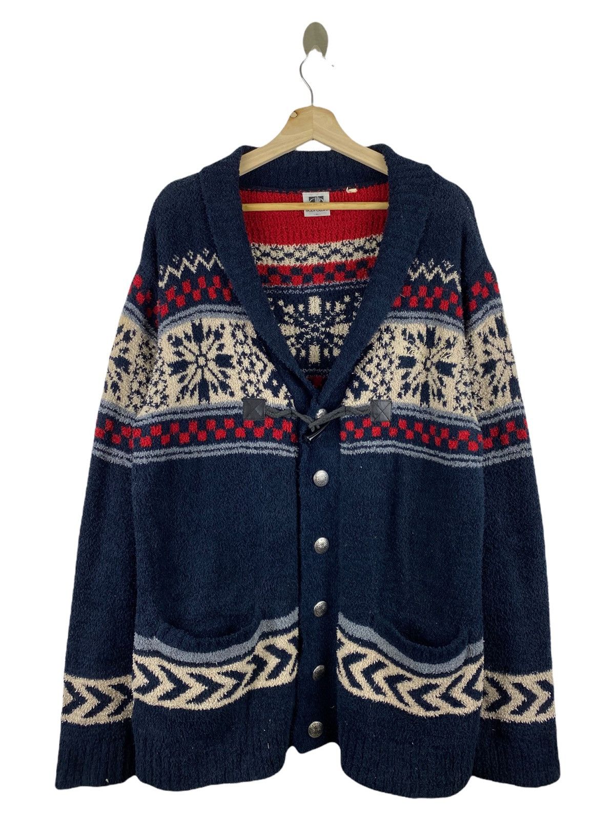 Body Glove × Vintage VINTAGE BODY GLOVE FLEE SWEATER CARDIGAN Size US XL / EU 56 / 4 - 1 Thumbnail