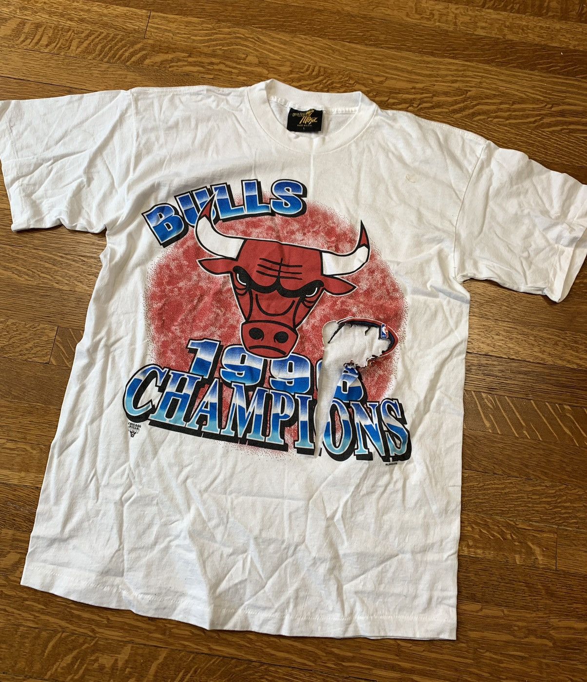 1996 bulls championship shirt